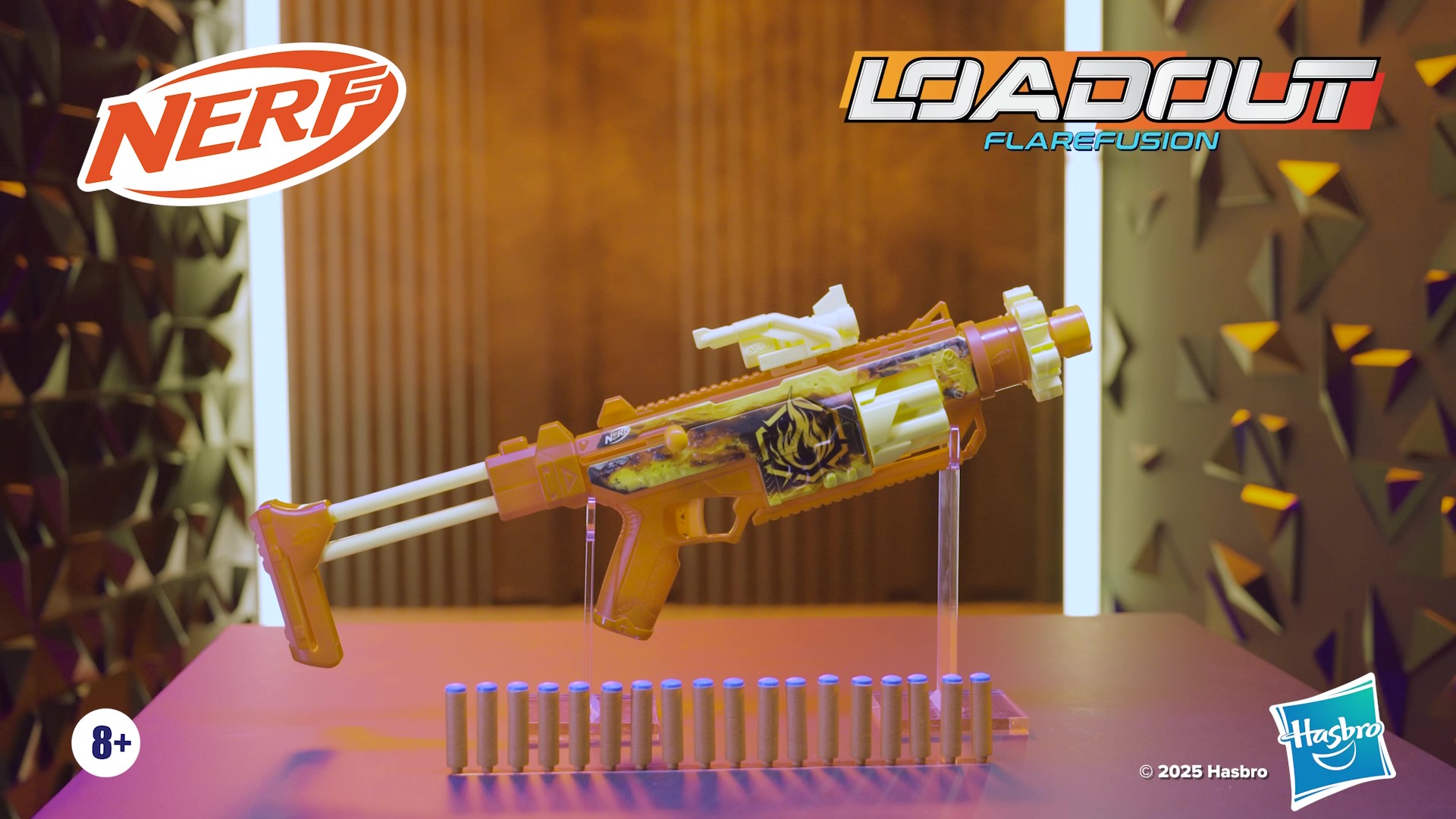 Amazon.com: Nerf Loadout FlareFusion Blaster, 3 Interchangeable